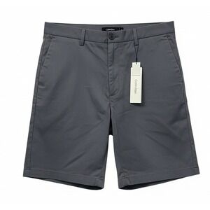 Calvin Klein Shorts Men's 36W Gray  Refined Slim Fit 9" Stretch new